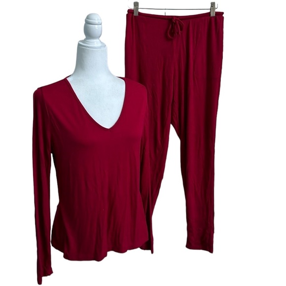 Soma Other - Soma Intimates Cool Nights Long Sleeve Rib Knit Pajama Set Size Medium